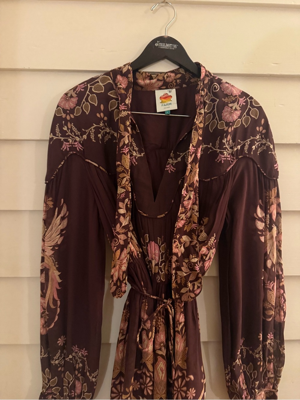 NWOT FARM Rio Bella Mini Dress NWOT Size L - Picture 8 of 8